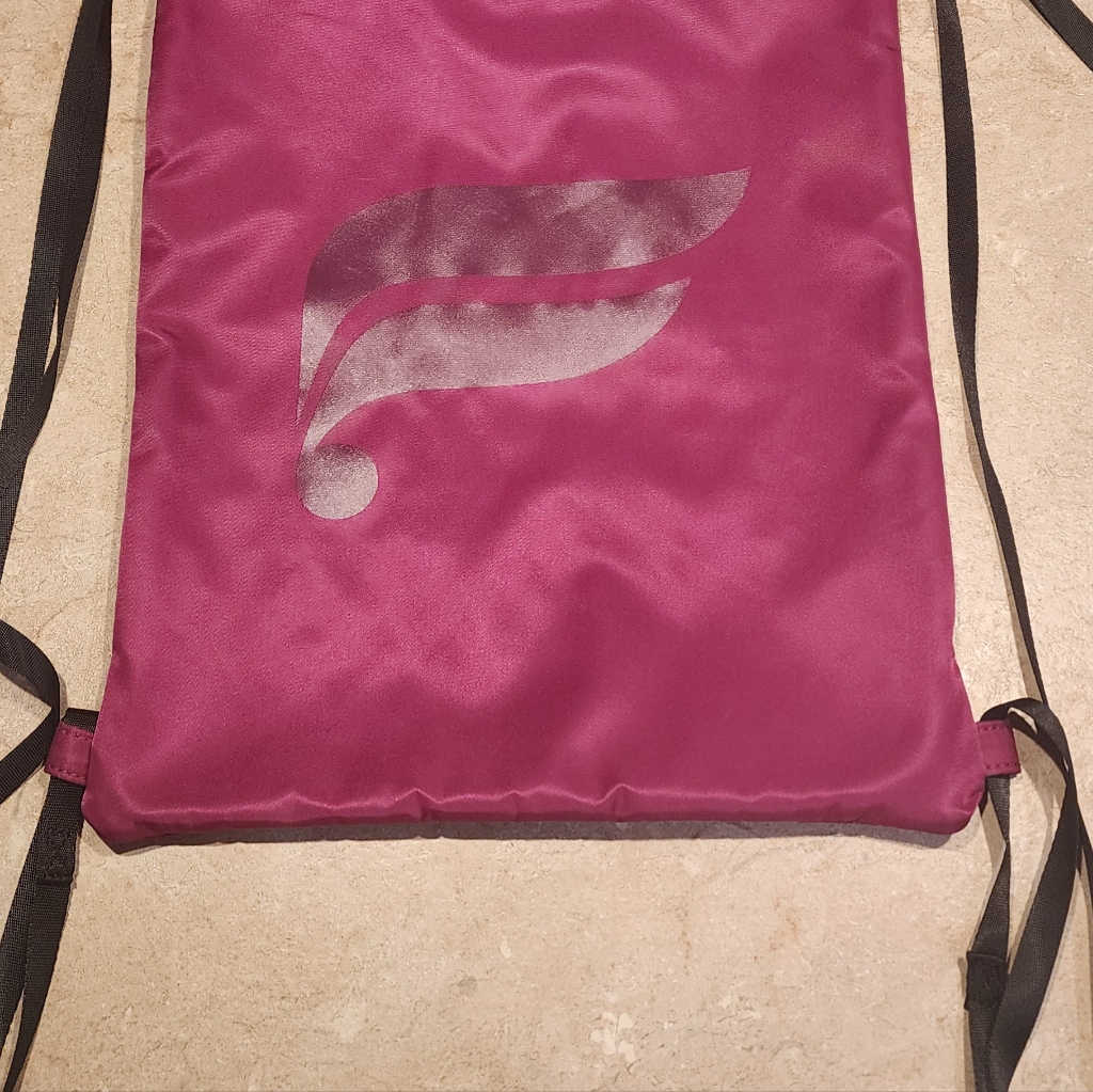 Fabletics Pink Drawstring Bag